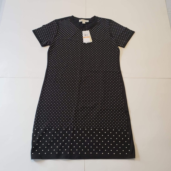Michael Kors Studded T-shirt Dress Womens Sz S/P. Michael Kors Studded T-shirt Dress Womens Sz S/P.
